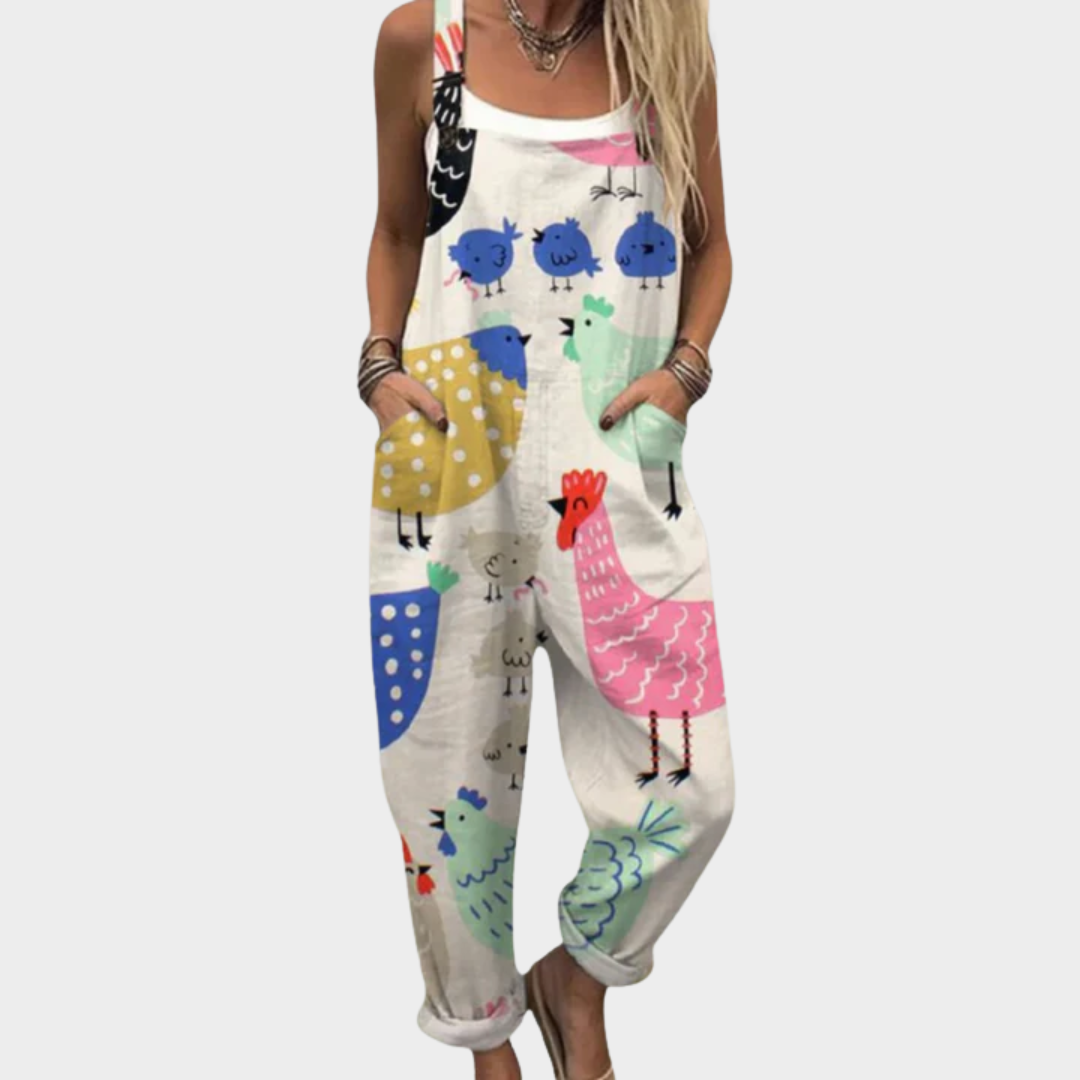 Conjunto peto estampado cómodo