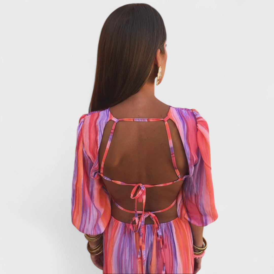 LA SCINTILLA | Vestido maxi Éclat Riviera