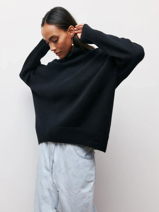 GIANA | Jersey acogedor de cuello alto