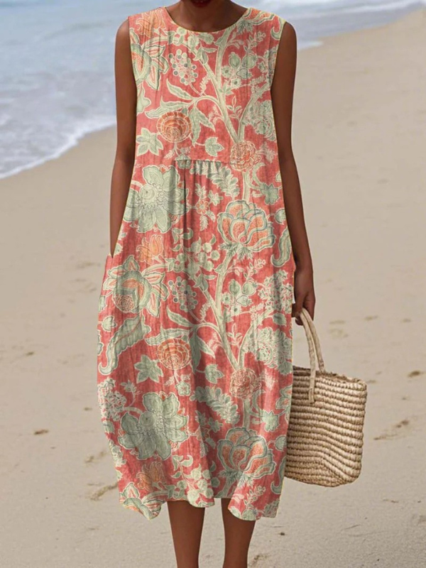 MAELIRA™ | Vestido Midi Ligero y Multicolor