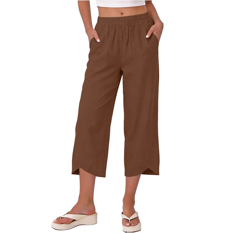 🏃♀️ Se vend en quelques secondes – dépêchez-vous ! Pantalon court décontracté pour femme, coupe ample et jambes larges