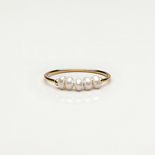 Anillo Mini Perlas