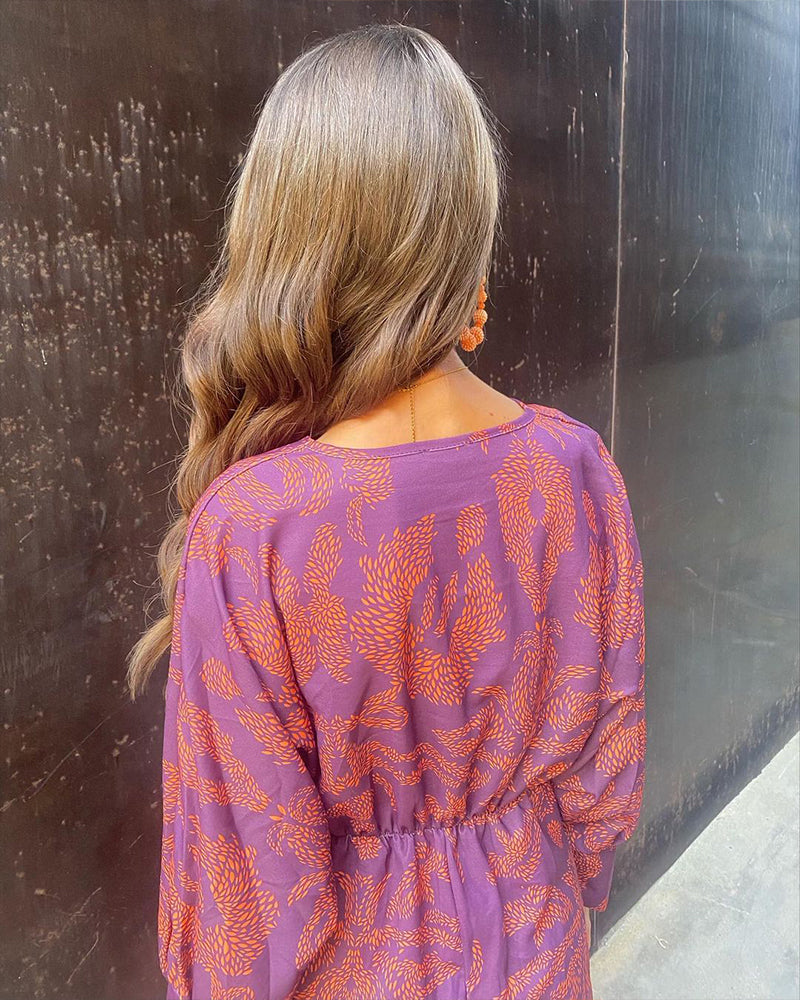 LA SCINTILLA | Vestido midi con estampado floral