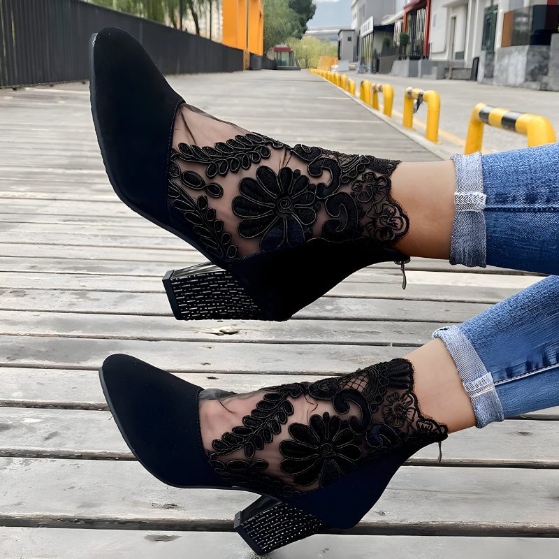 NORA | Elegantes zapatos de tacon de punta