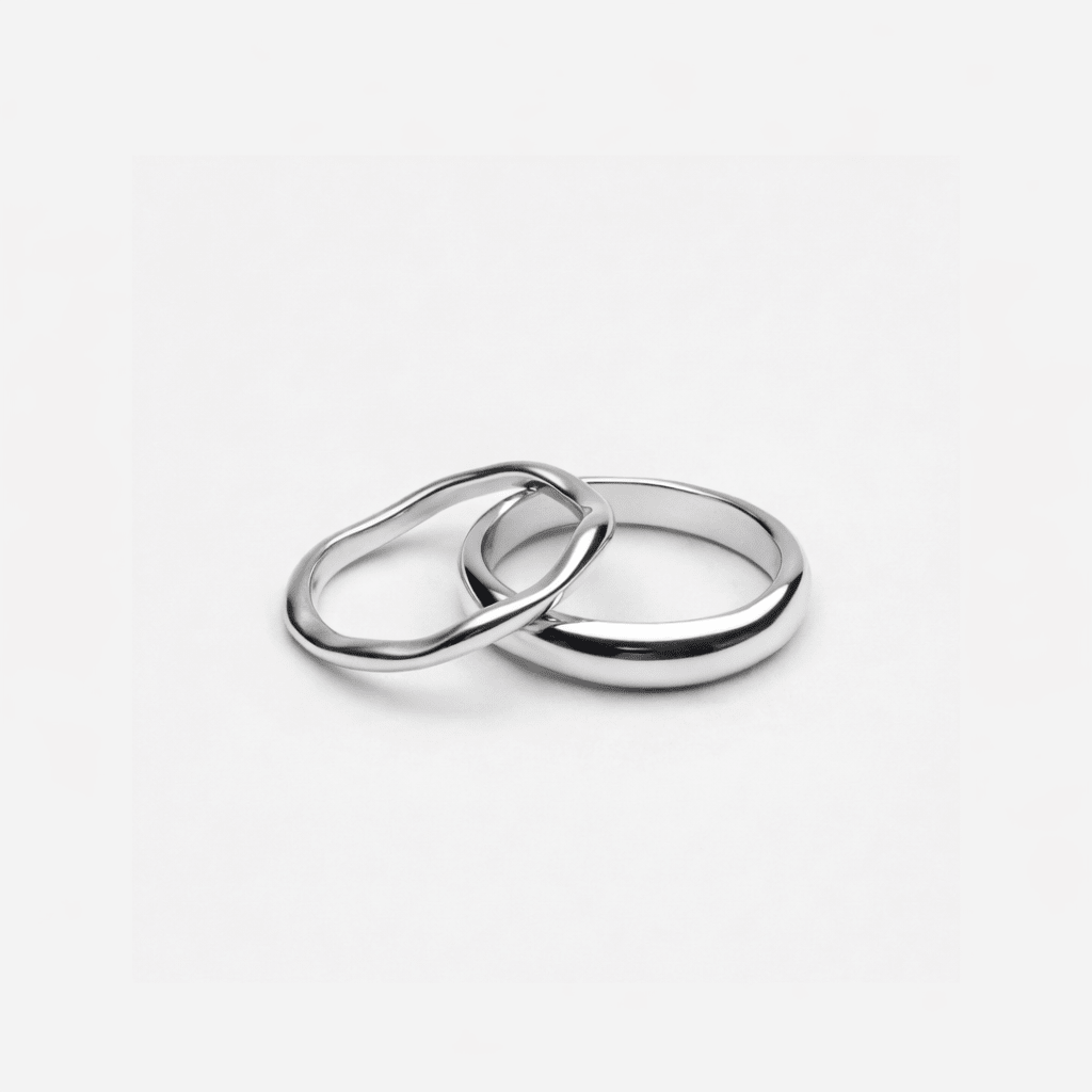 Set Anillos Wave