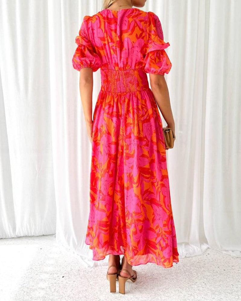 LA SCINTILLA | Vestido maxi Esplendor Solar