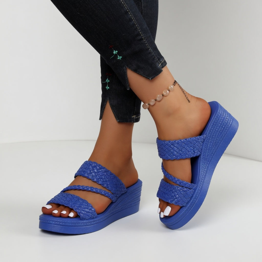Chantal™ | Sandalias ergonómicas con tacón compensado
