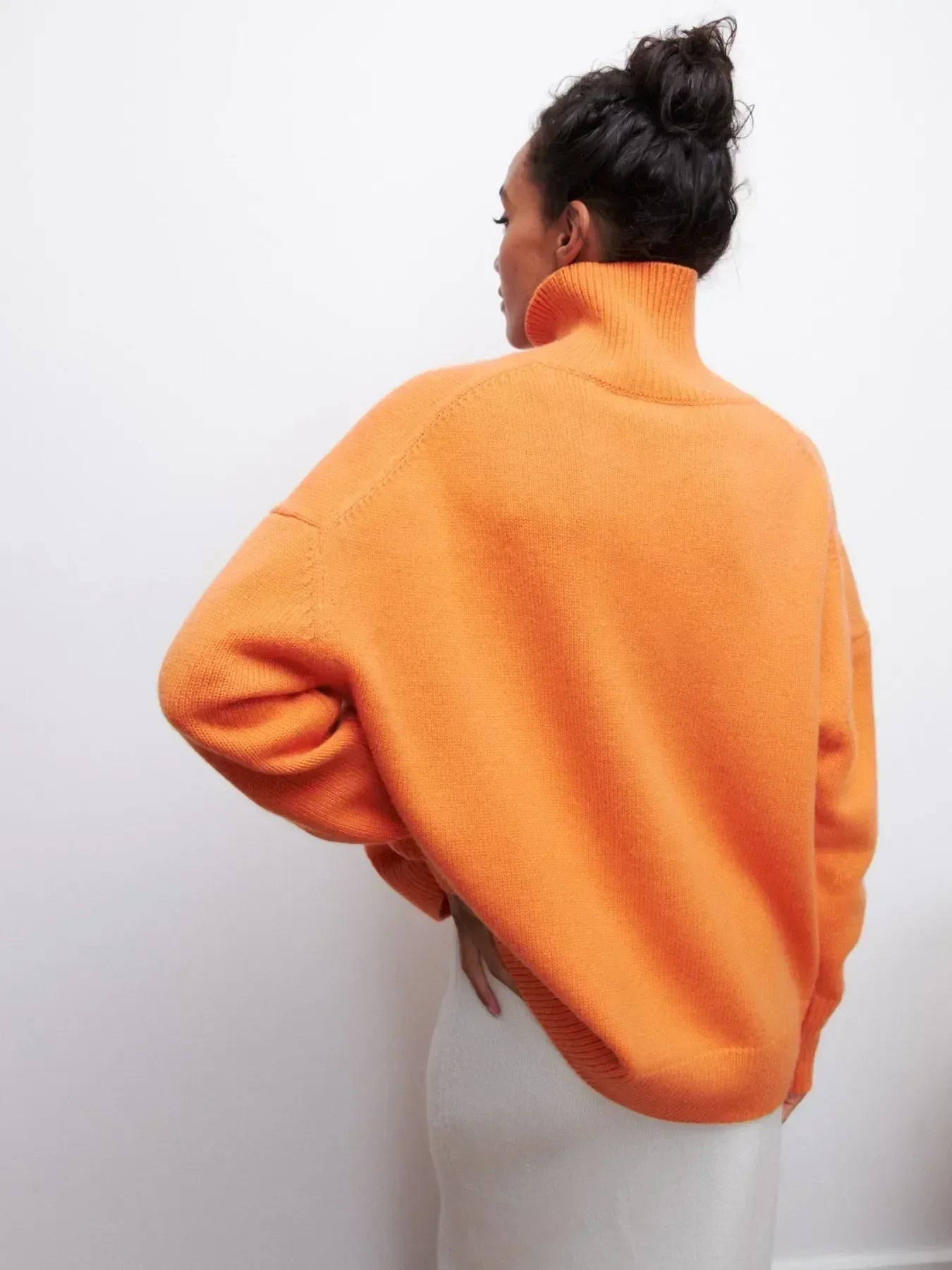 GIANA | Jersey acogedor de cuello alto