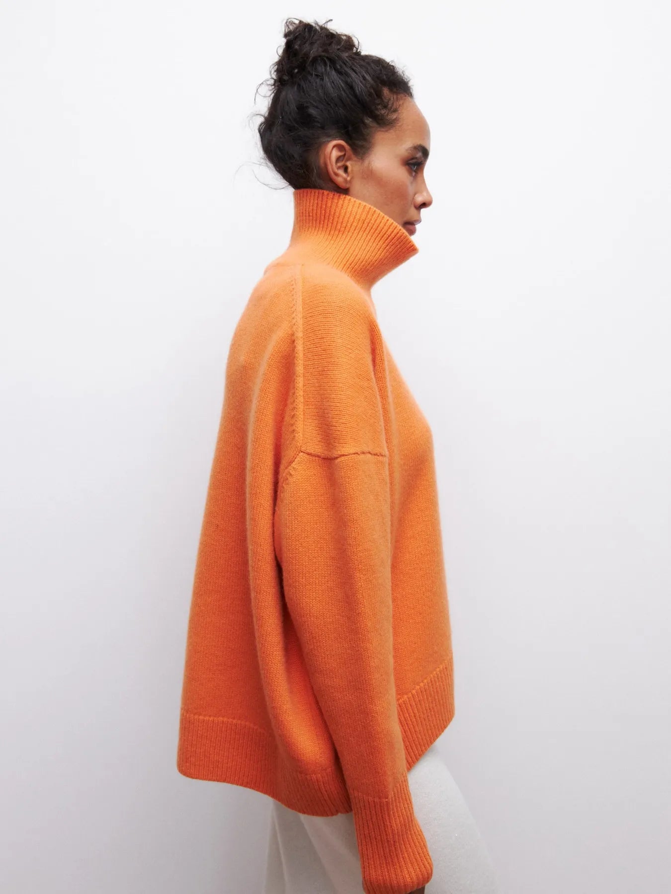 GIANA | Jersey acogedor de cuello alto