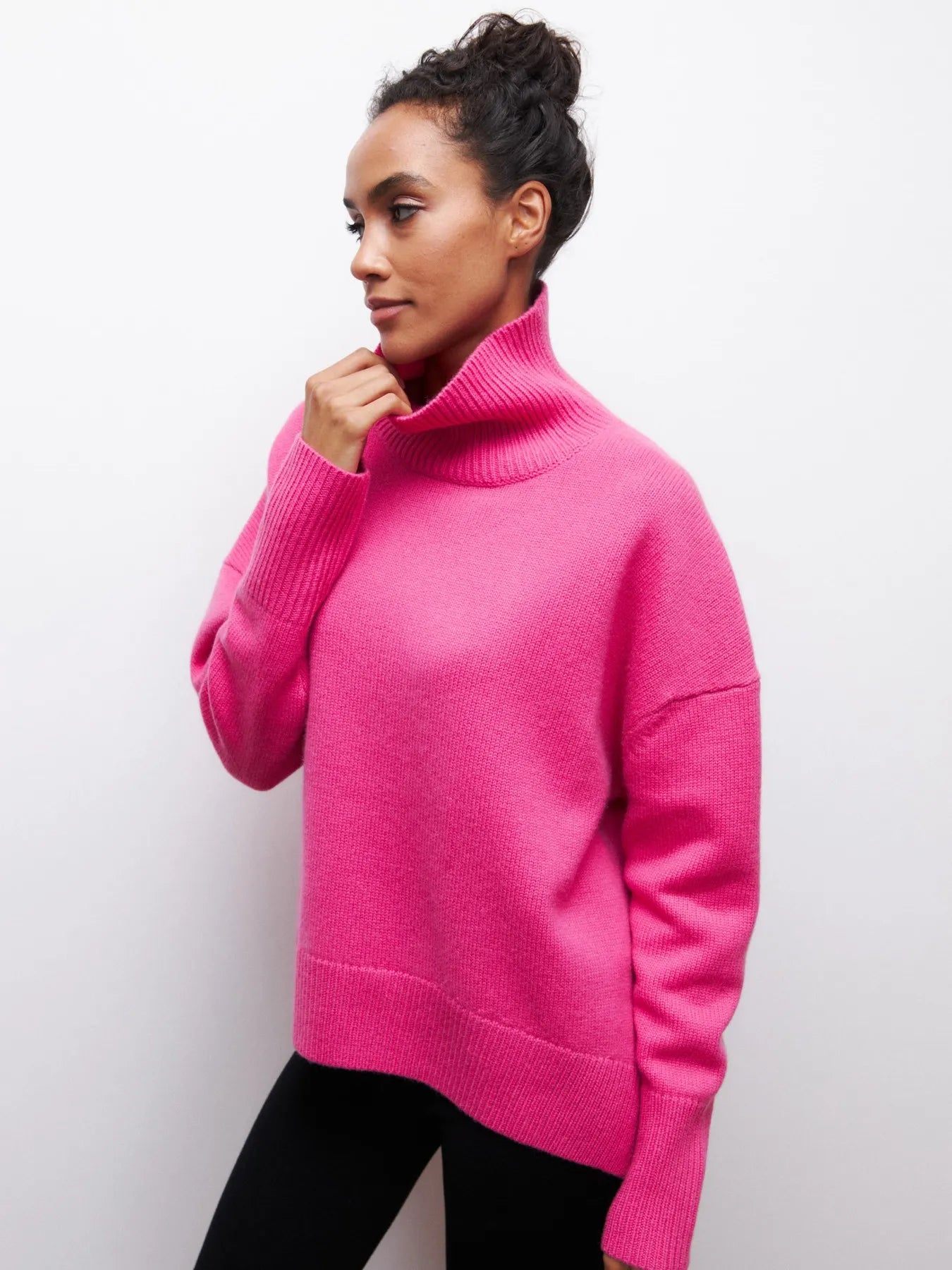 GIANA | Jersey acogedor de cuello alto