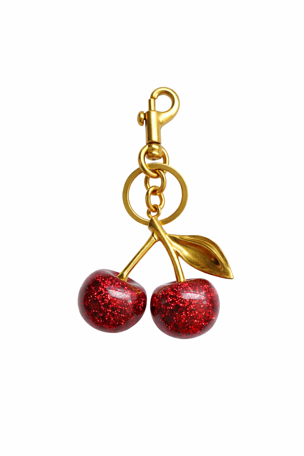 Cereza | Colgante para bolso en dorado