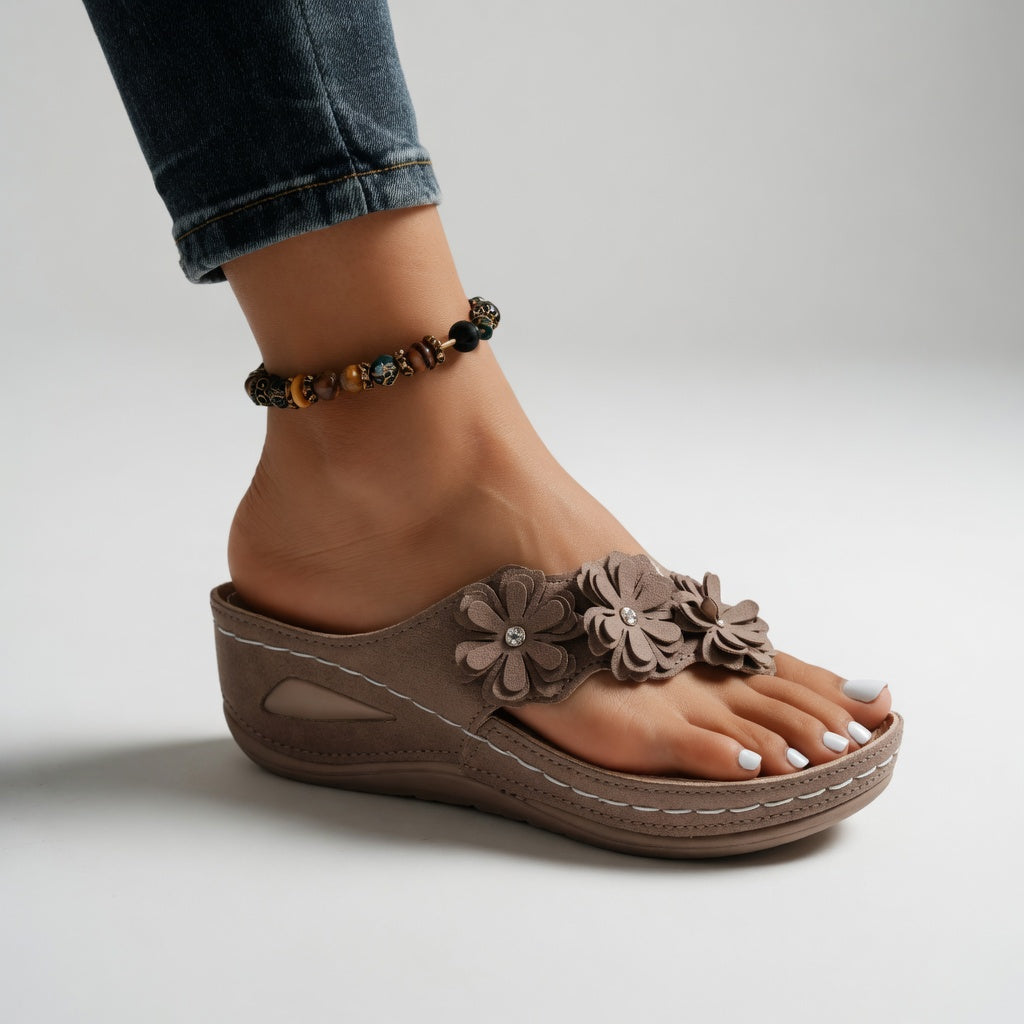 Stéphanie™ | Sandalias tipo chancla con suela amortiguadora