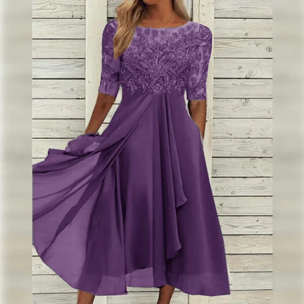 LA SCINTILLA | Vestido elegante de encaje Lea
