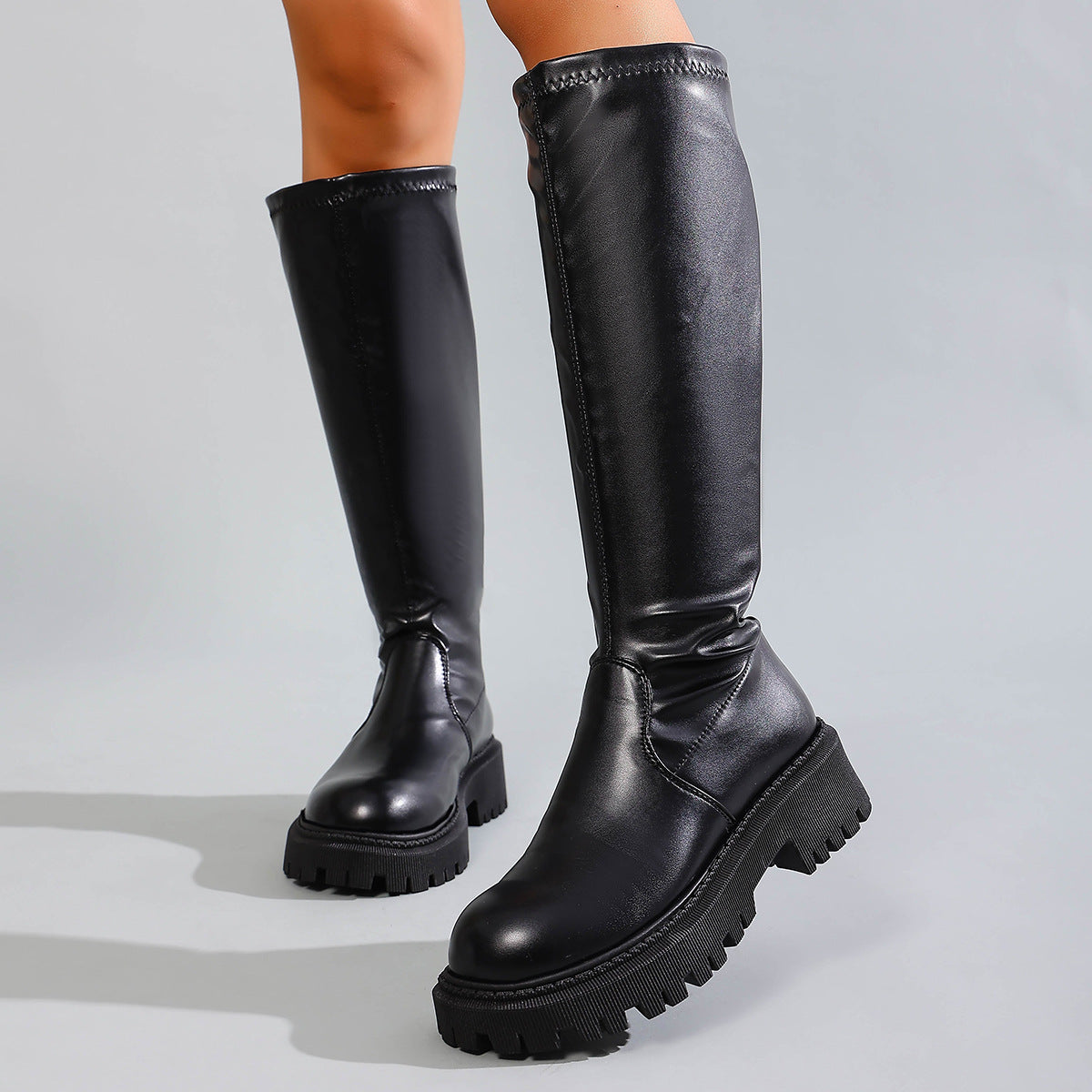 MASIE | Botas altas hasta la rodilla negras
