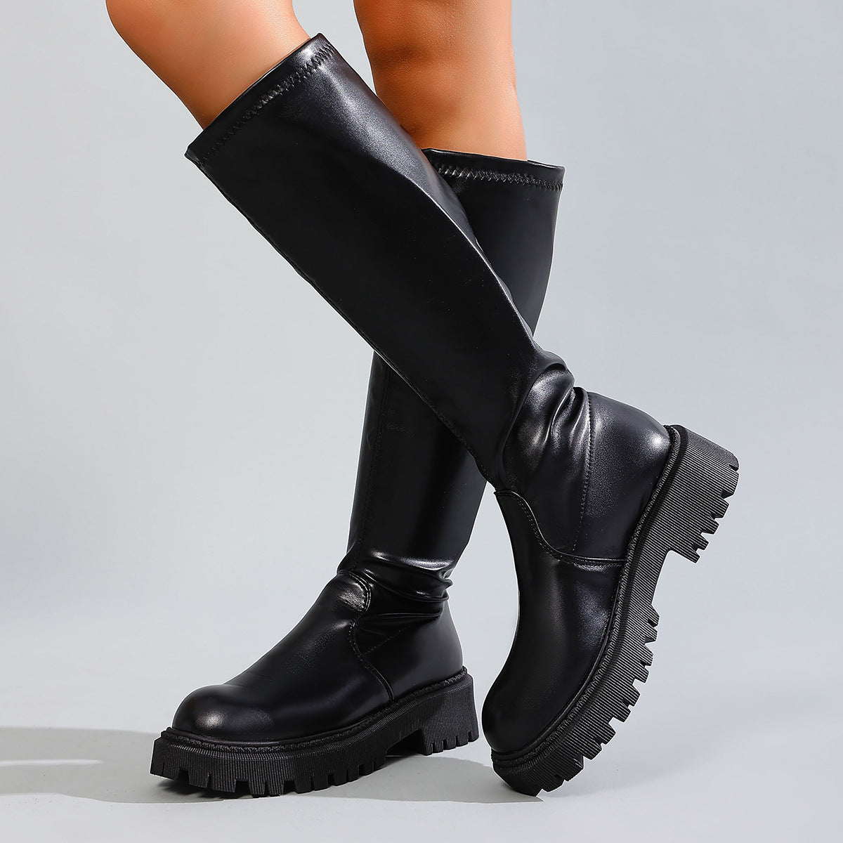 MASIE | Botas altas hasta la rodilla negras