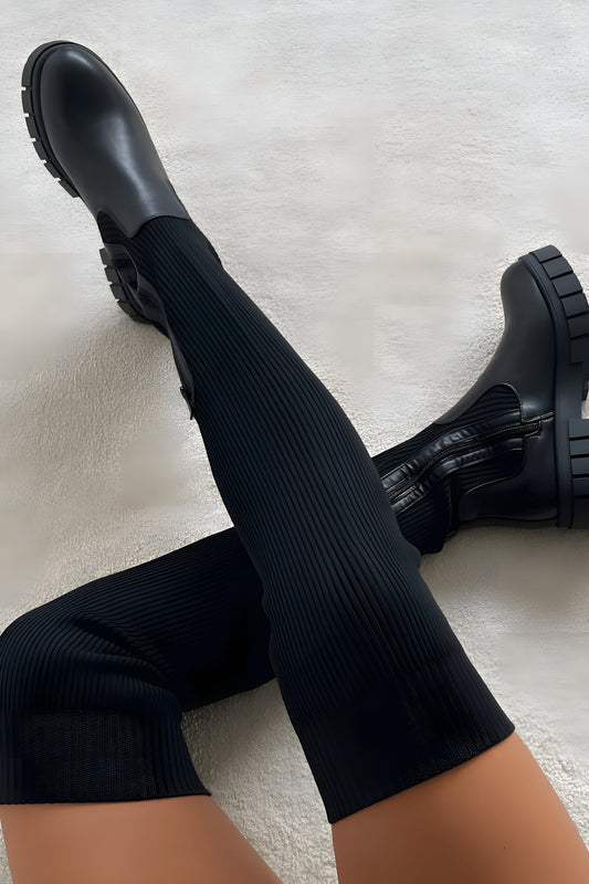 MADDIE | Botas overknee de elastico