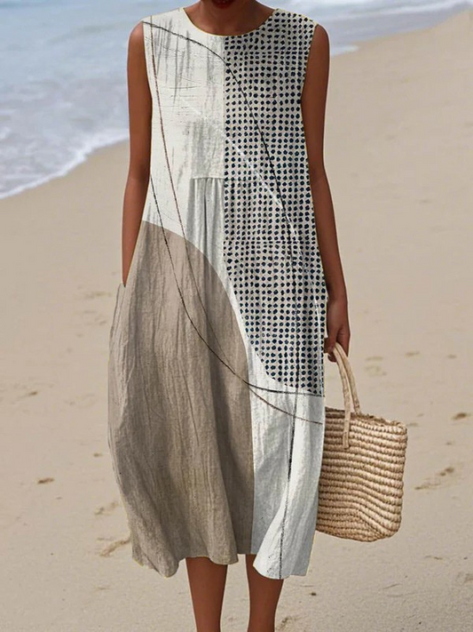 IXVANI™ | Vestido Midi Diario Silueta Holgada