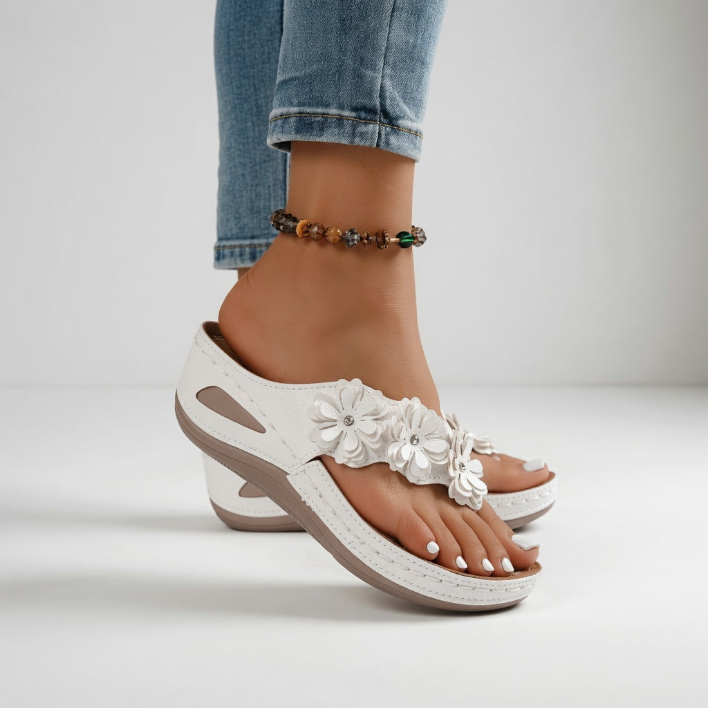 Stéphanie™ | Sandalias tipo chancla con suela amortiguadora