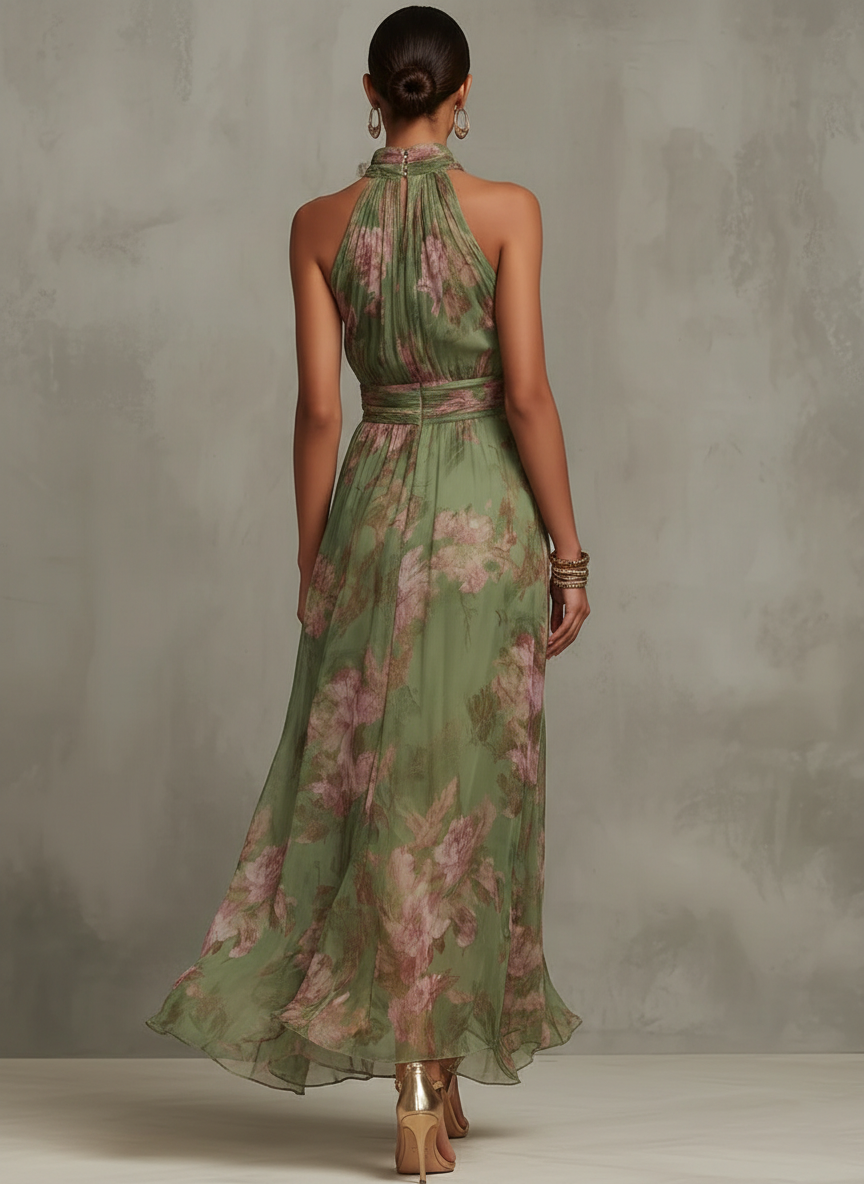 LA SCINTILLA | Elise vestido largo floral elegante
