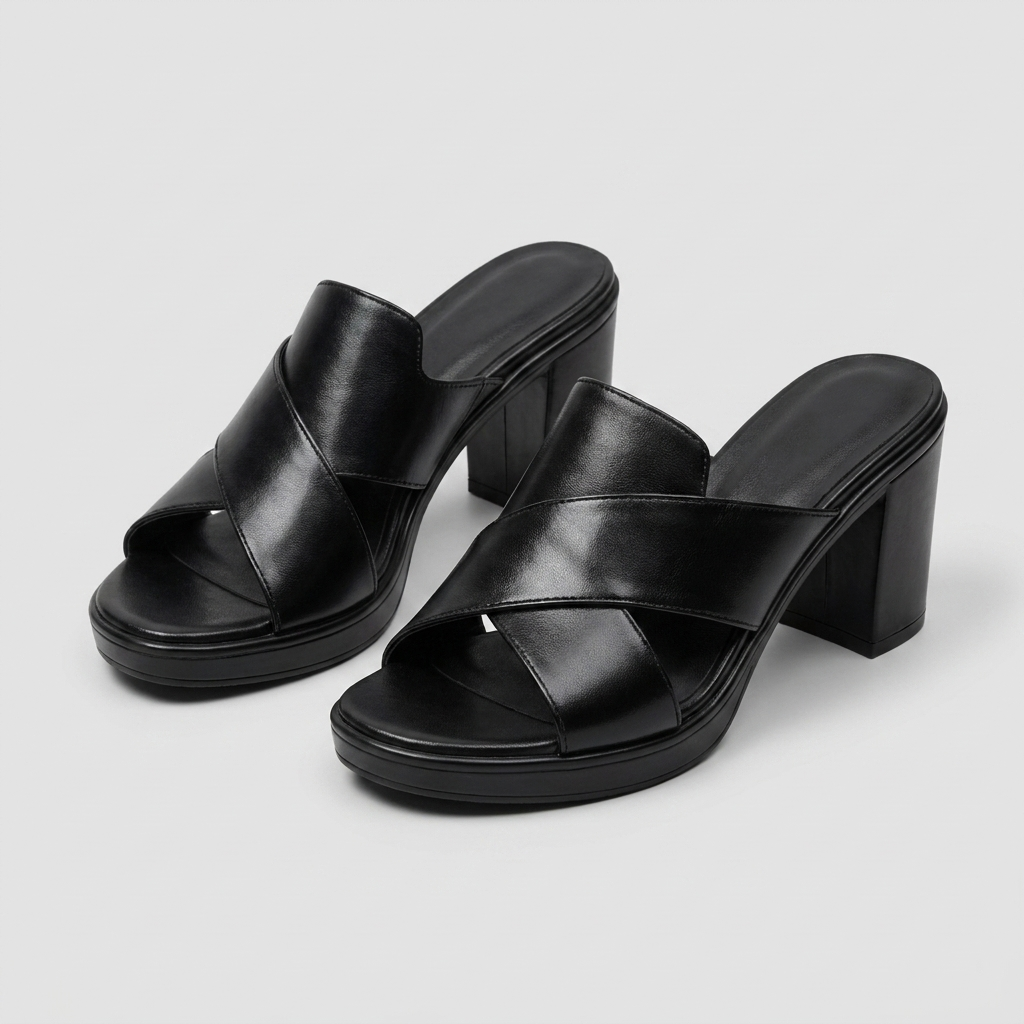 Donatella | Sandalia con tacón práctica