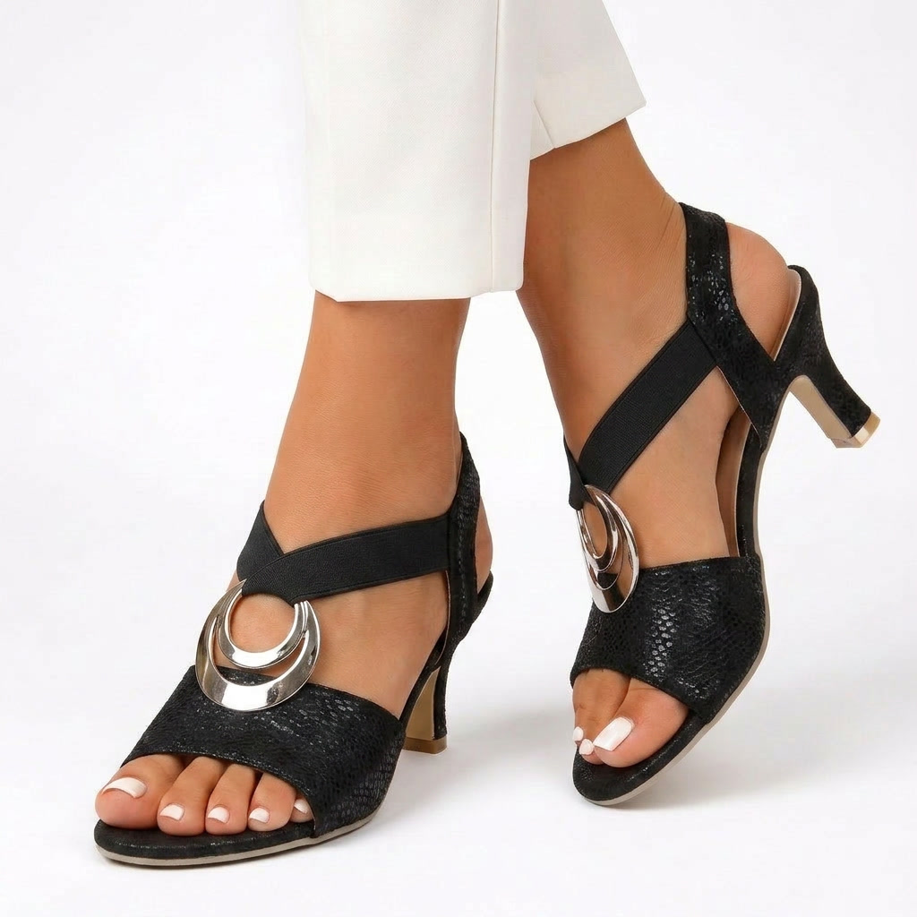 Adriana | Sandalia con tacón cómoda