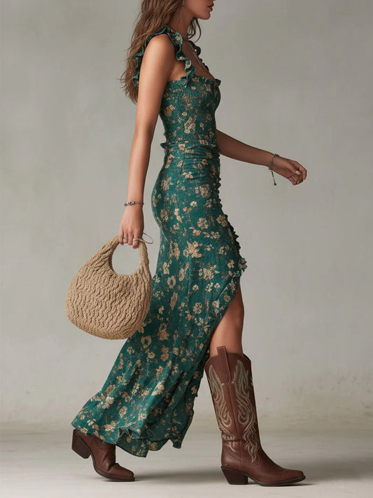 MIKA | Vestido Maxi Boho Retro